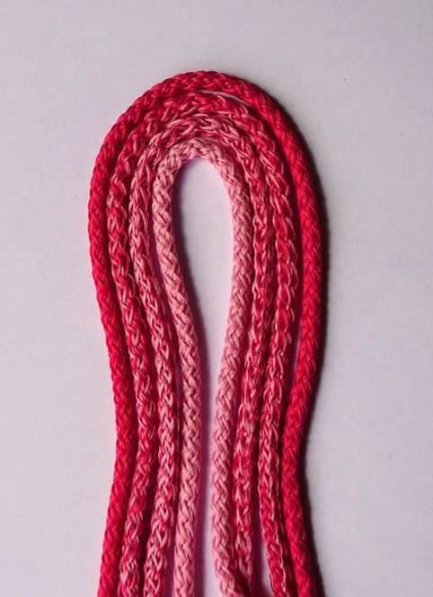 Hovedbilde Ombre tynn heklesnor 25-27