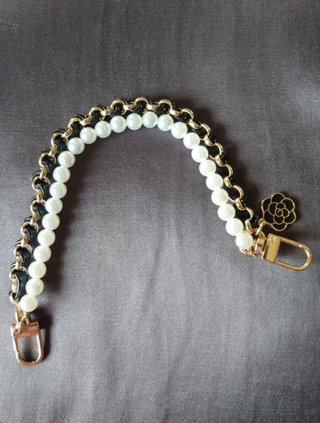 Veskepynt Håndtak med lenke og perler