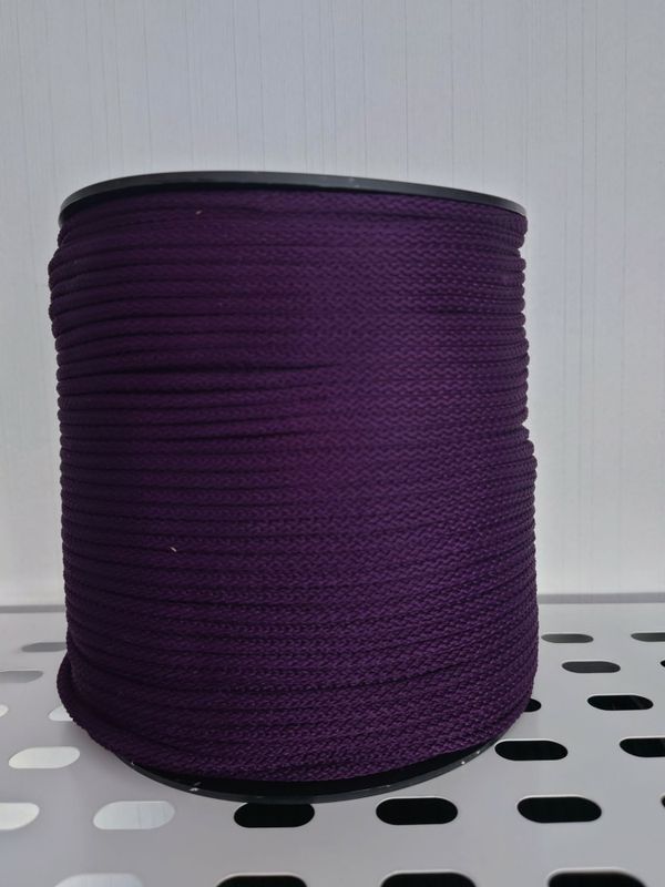 49 Aubergine - Tykk heklesnor